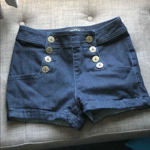 Jean Sailor Shorts